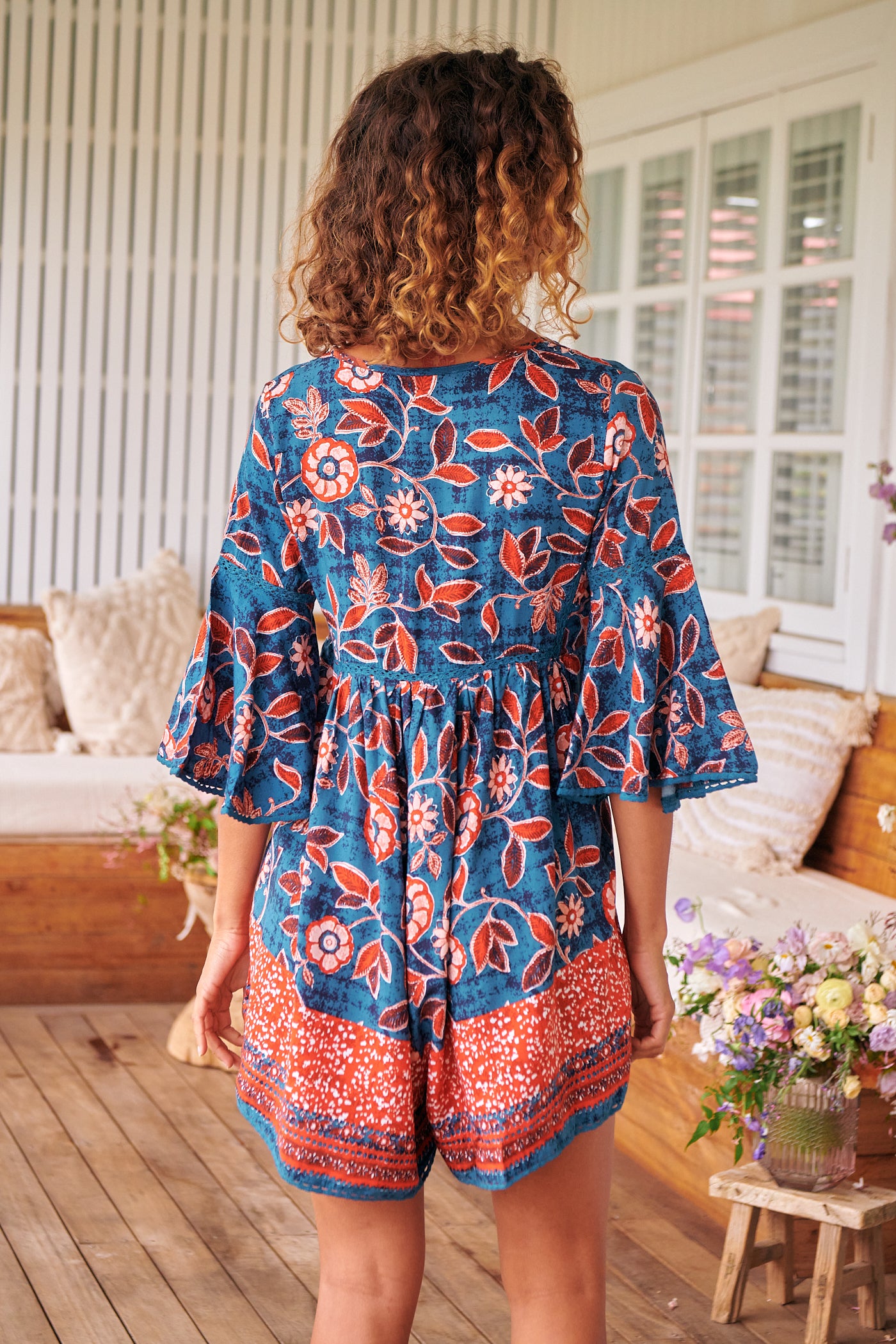 HALCYON PRINT TATUM PLAYSUIT