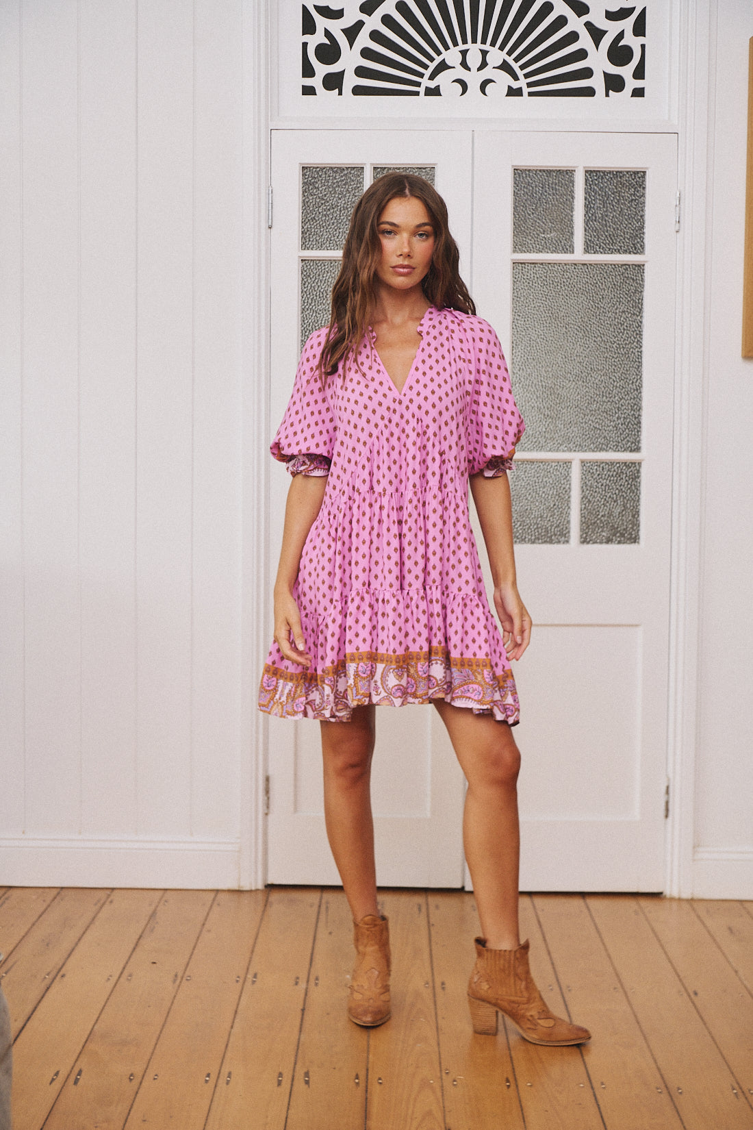 VENUS PINK PRINT PETAL MINI