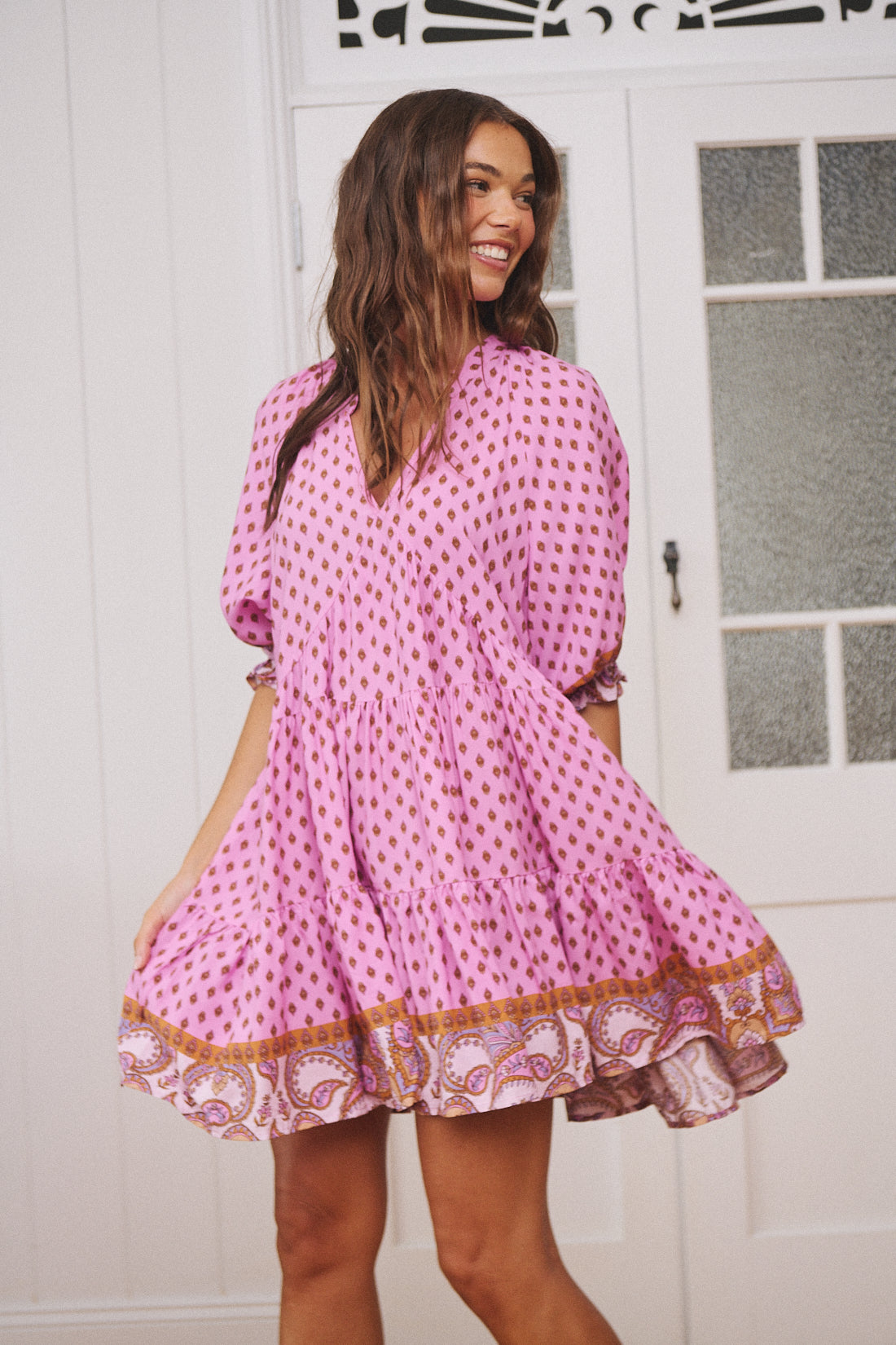 VENUS PINK PRINT PETAL MINI