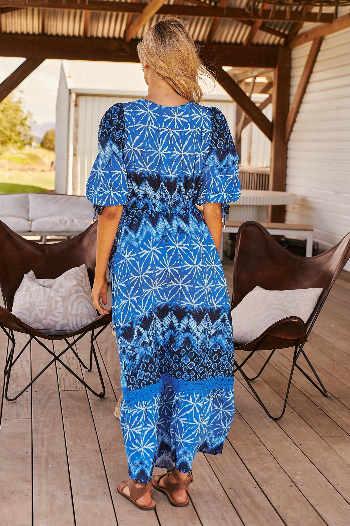 TRANQUIL TIDES PRINT MOLLI MAXI