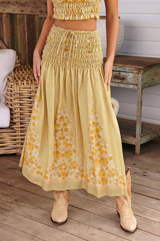 DANDELION PRINT CECE SKIRT