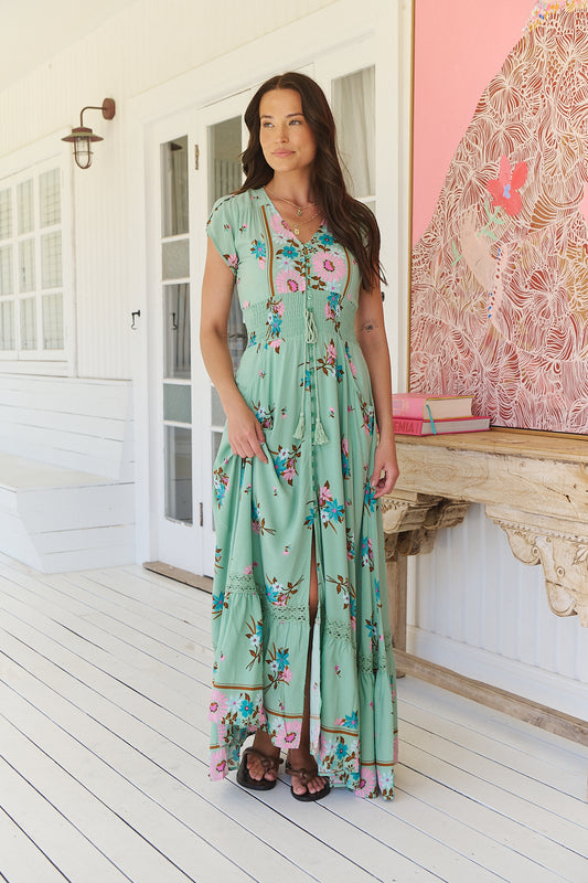 MARIBEL PRINT ROMI MAXI DRESS