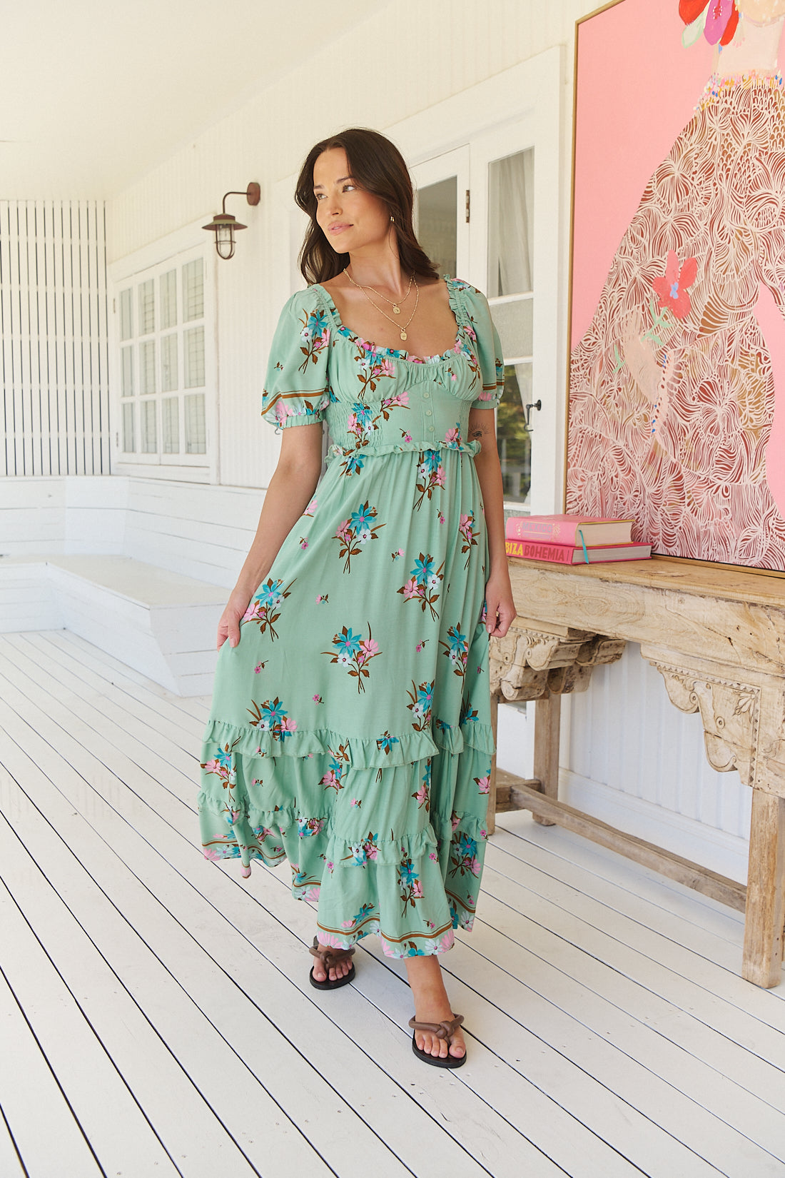 MARIBEL PRINT MOYO DRESS