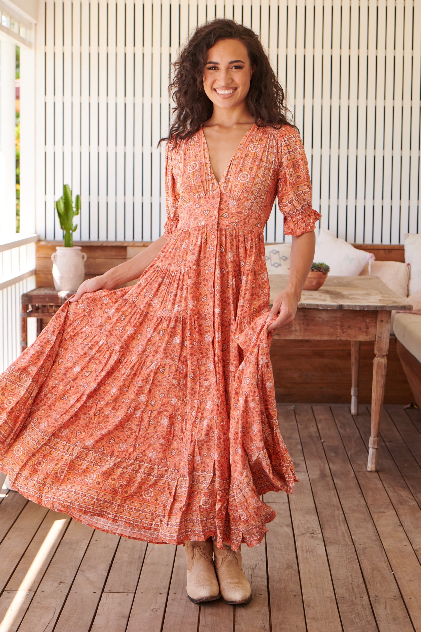 EZRAH ANABEL MAXI DRESS