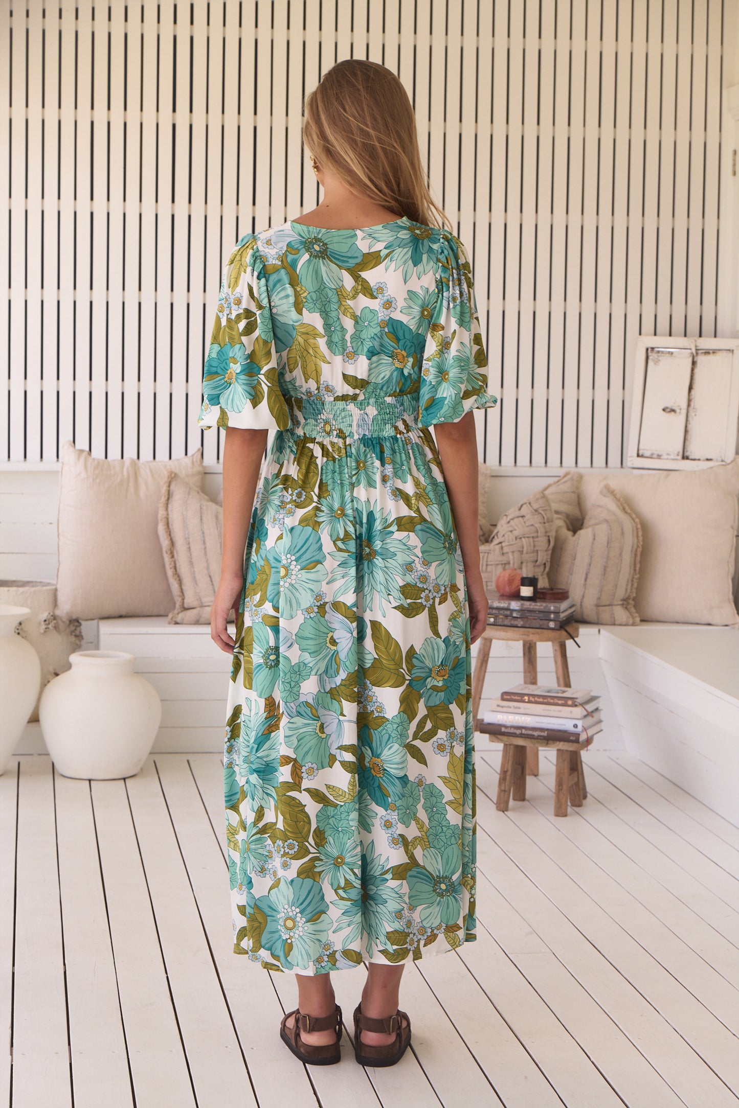 AMAYA PRINT DAPHNE MAXI DRESS