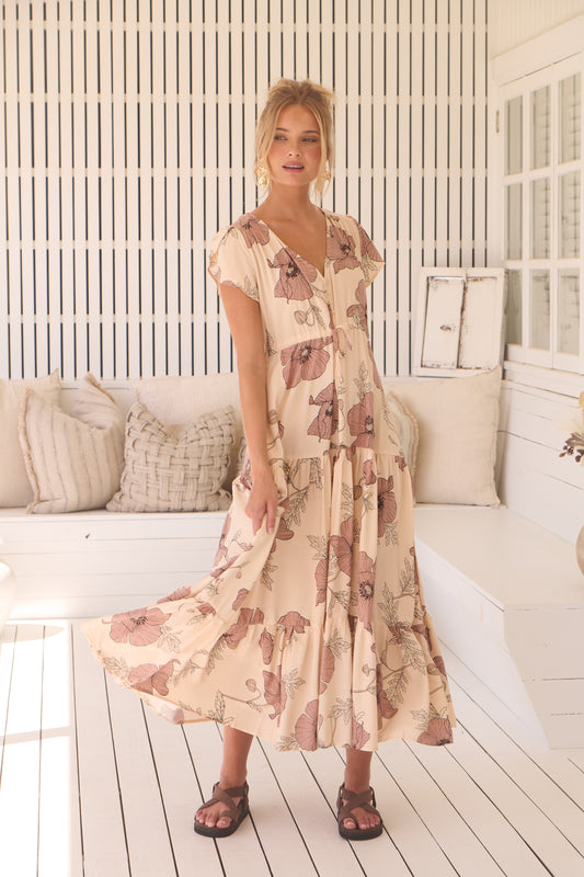 APRIL PRINT MELISSA MAXI
