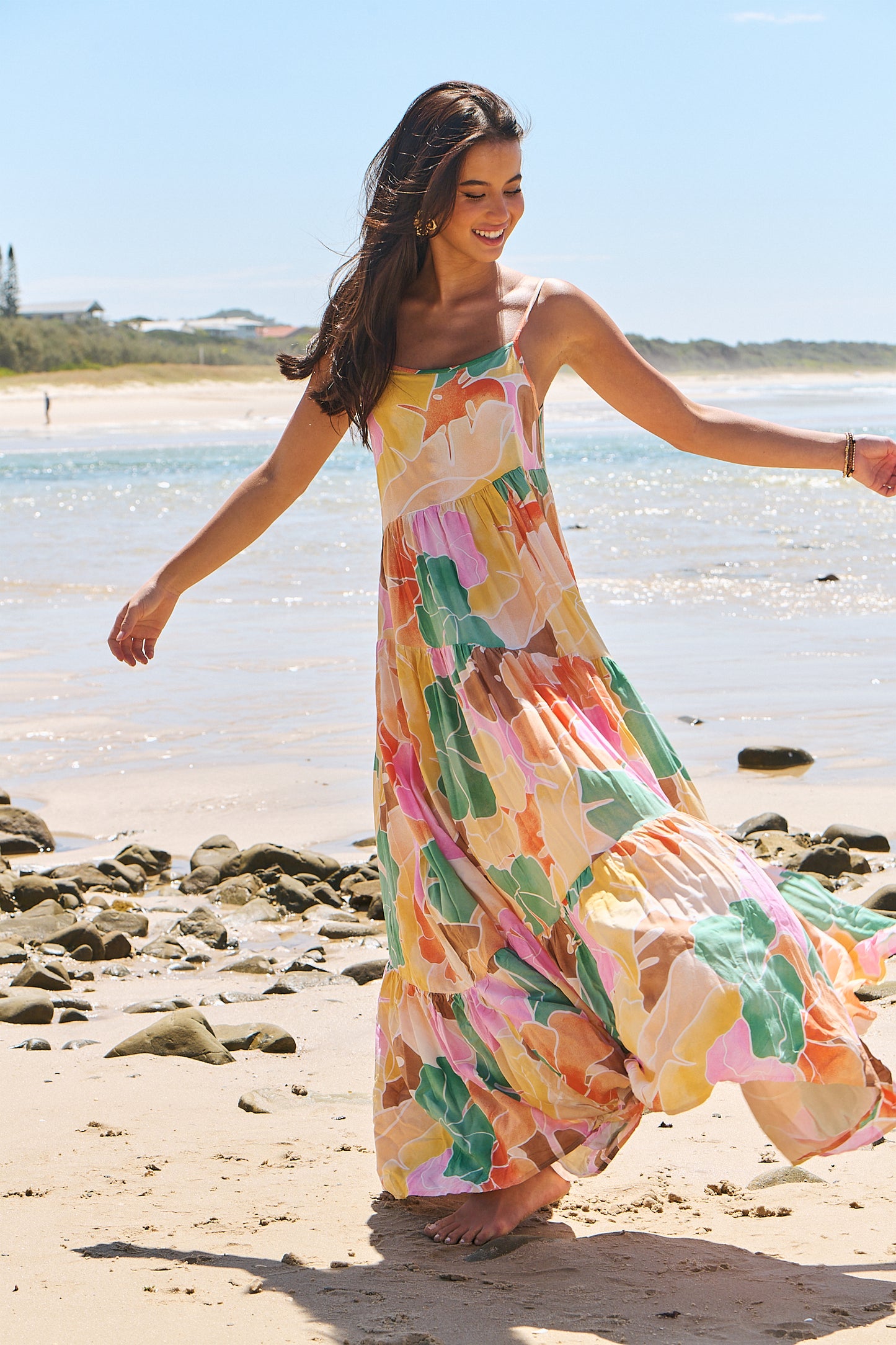 TALLULAH PRINT WINONA MAXI DRESS