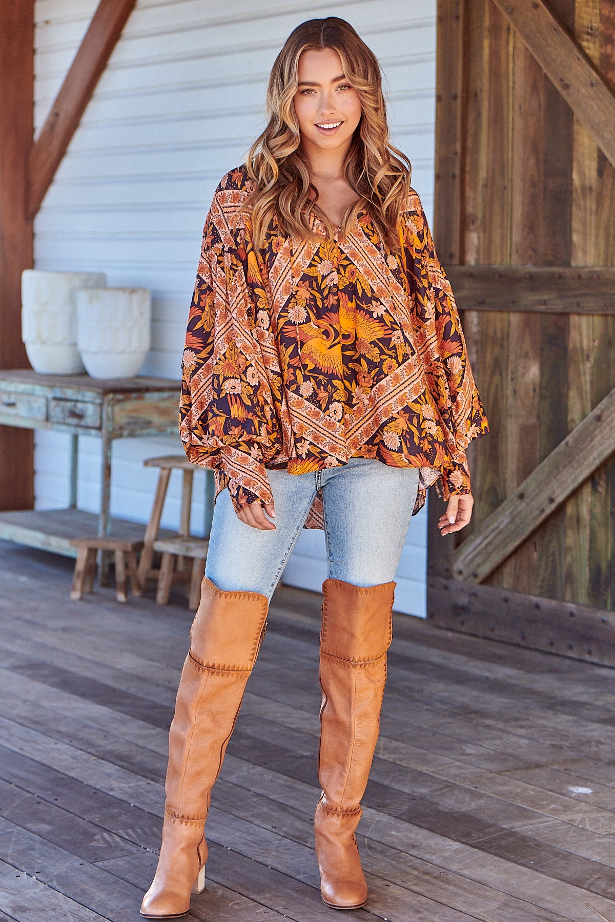 AUTUM GLORY FOLK BLOUSE