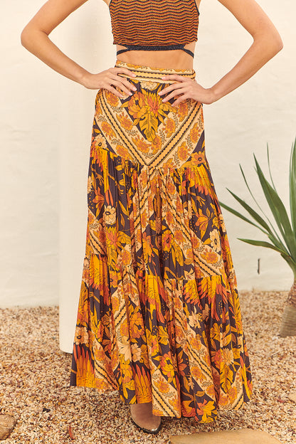 AUTUMN GLORY JOURNEY MAXI SKIRT