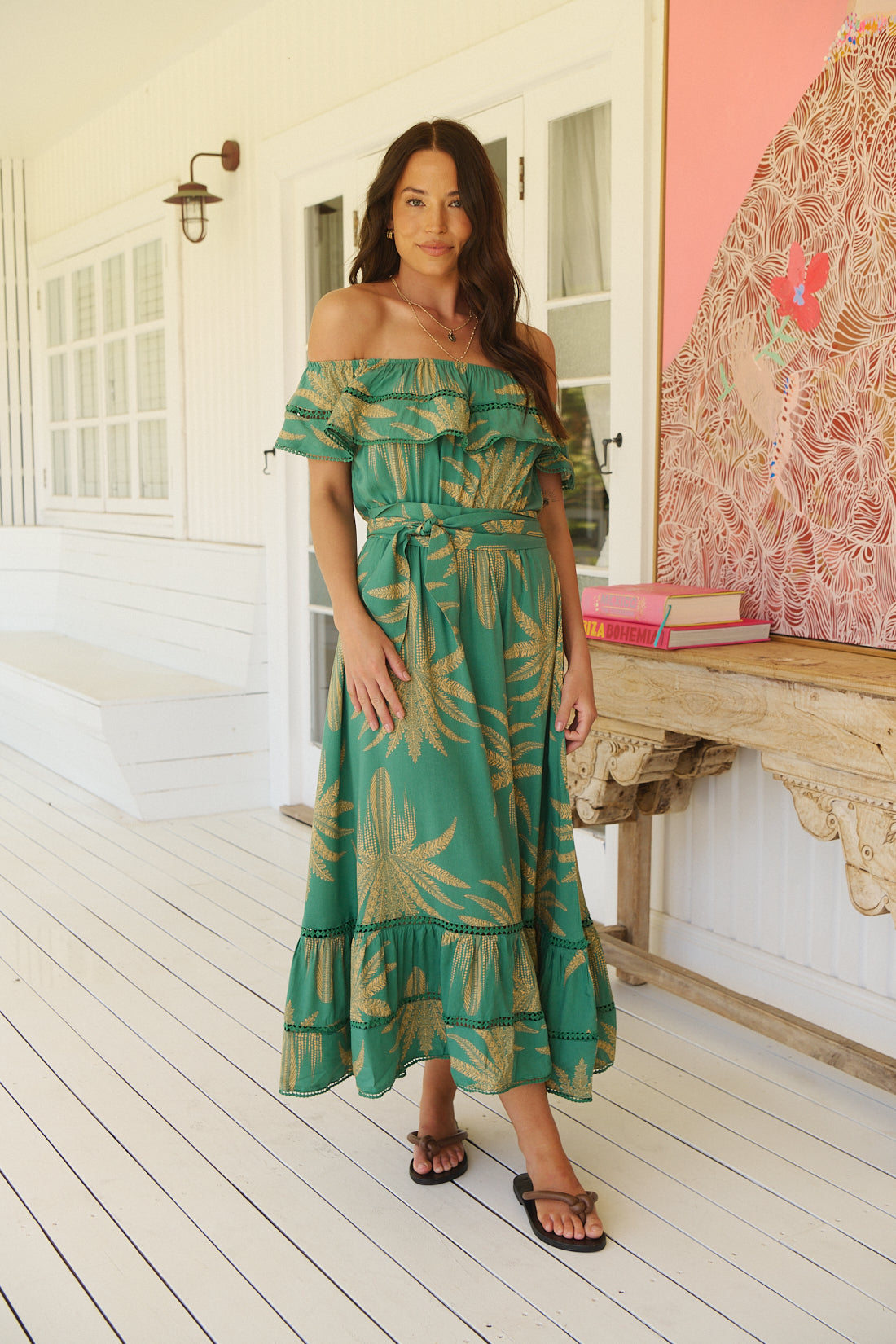 ISLAND LUXE PRINT ROMY DRESS