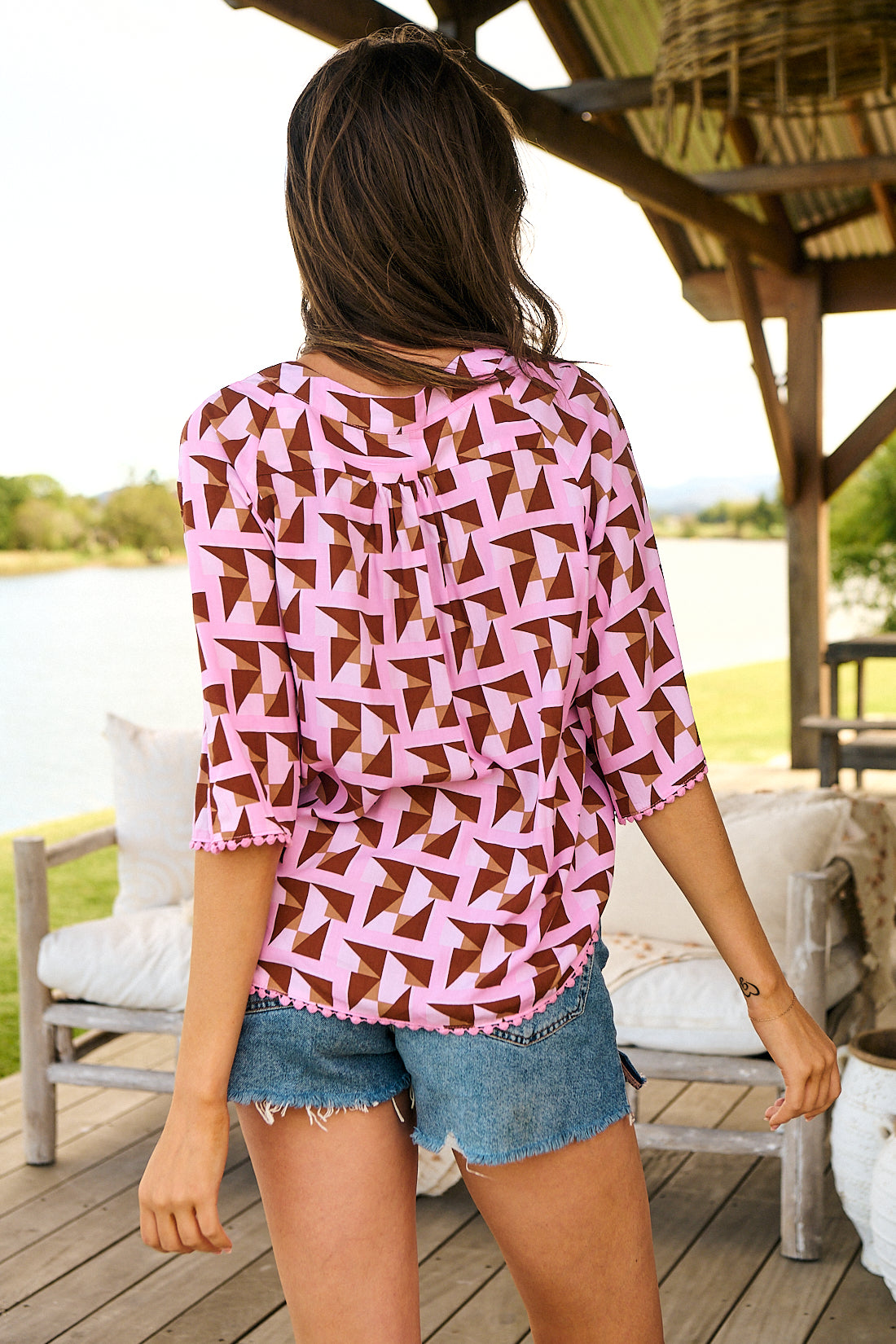 EUPHORIA PRINT GABRIELLA TOP