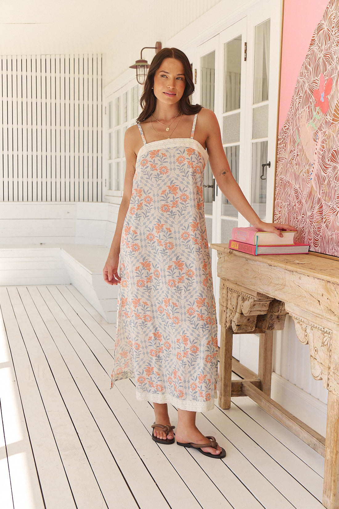 SOFT PETALS DUFFIE CAMI MAXI