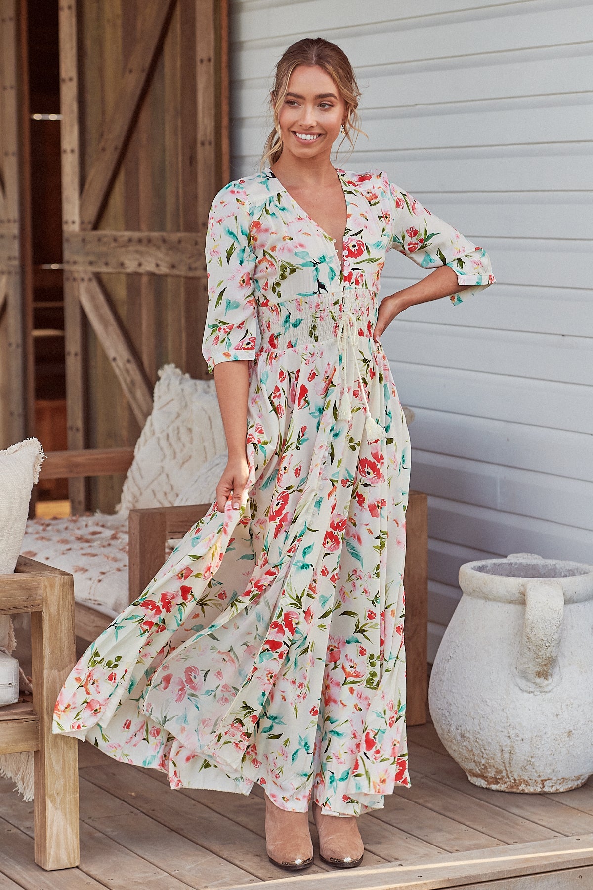 SOLANA INDIANA MAXI DRESS