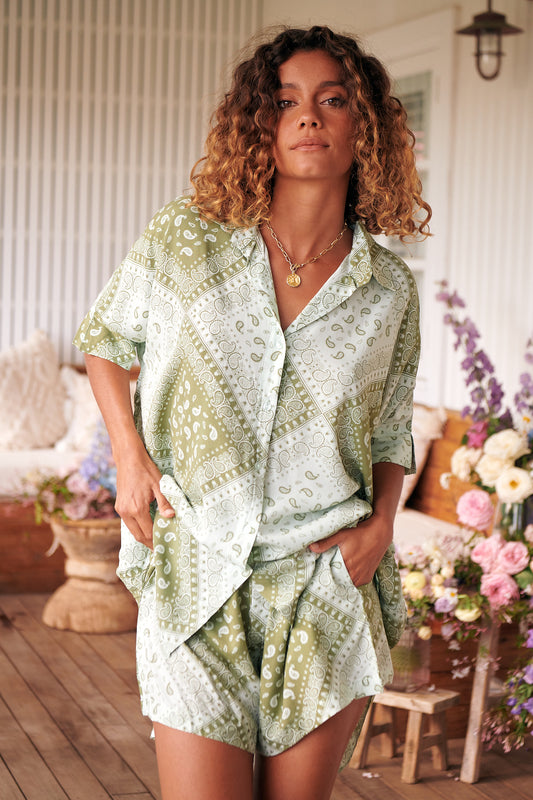 THYME PRINT FLORA SHORTS