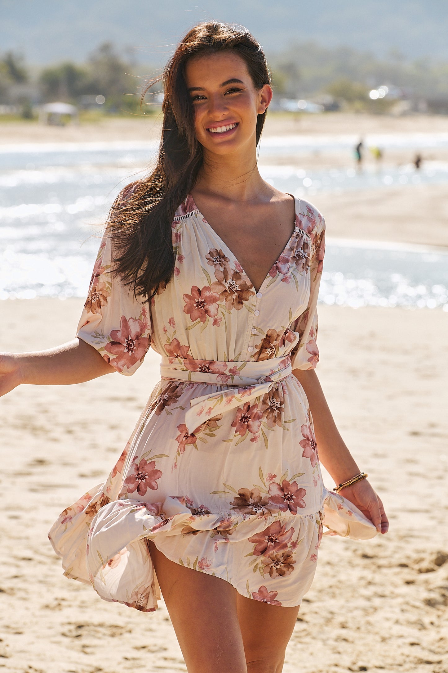 LOVE STORY PRINT DAHLIA DRESS