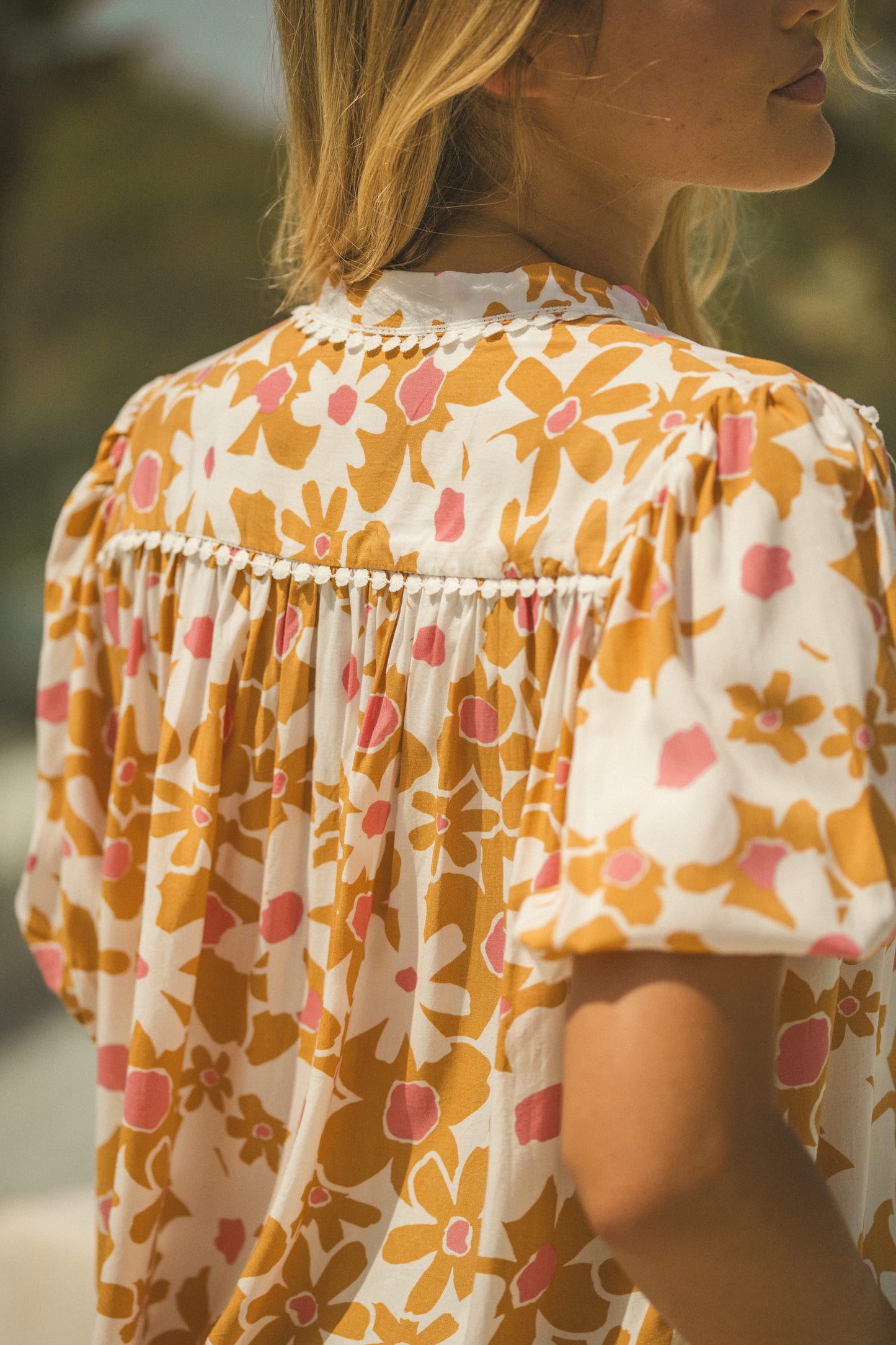 TANSY PRINT SIERRA TOP