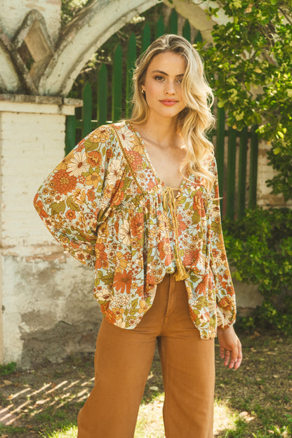 MIMOSA PRINT ANNA TOP