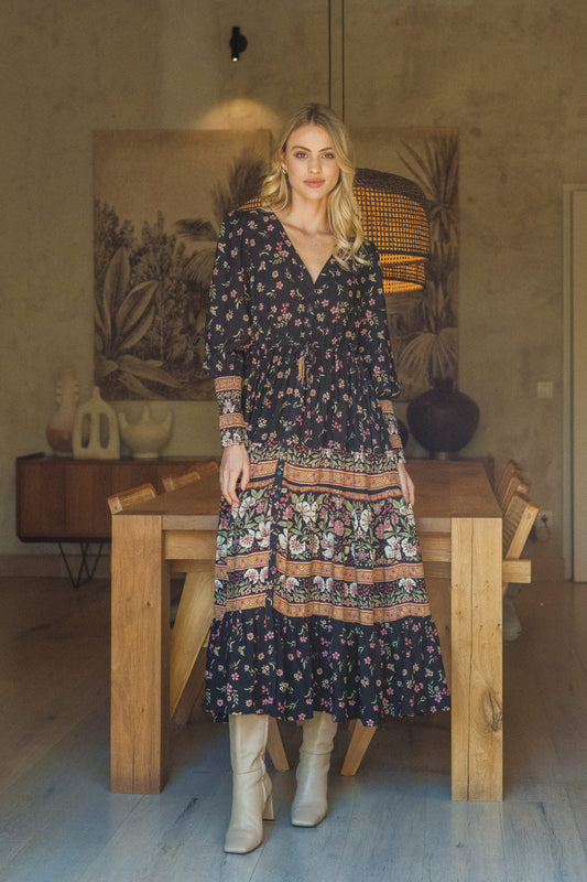 ETERNITY PRINT STEPHANIE MAXI DRESS