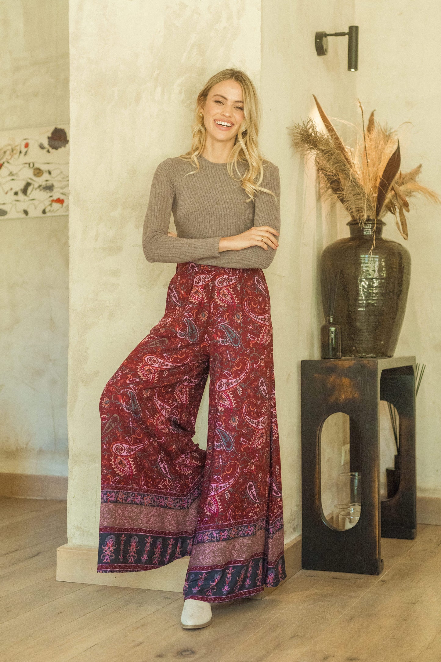 SADIE PRINT BOMBAY PANTS