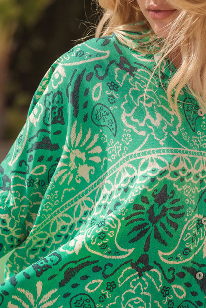 JADE PRINT RIVER SHIRT