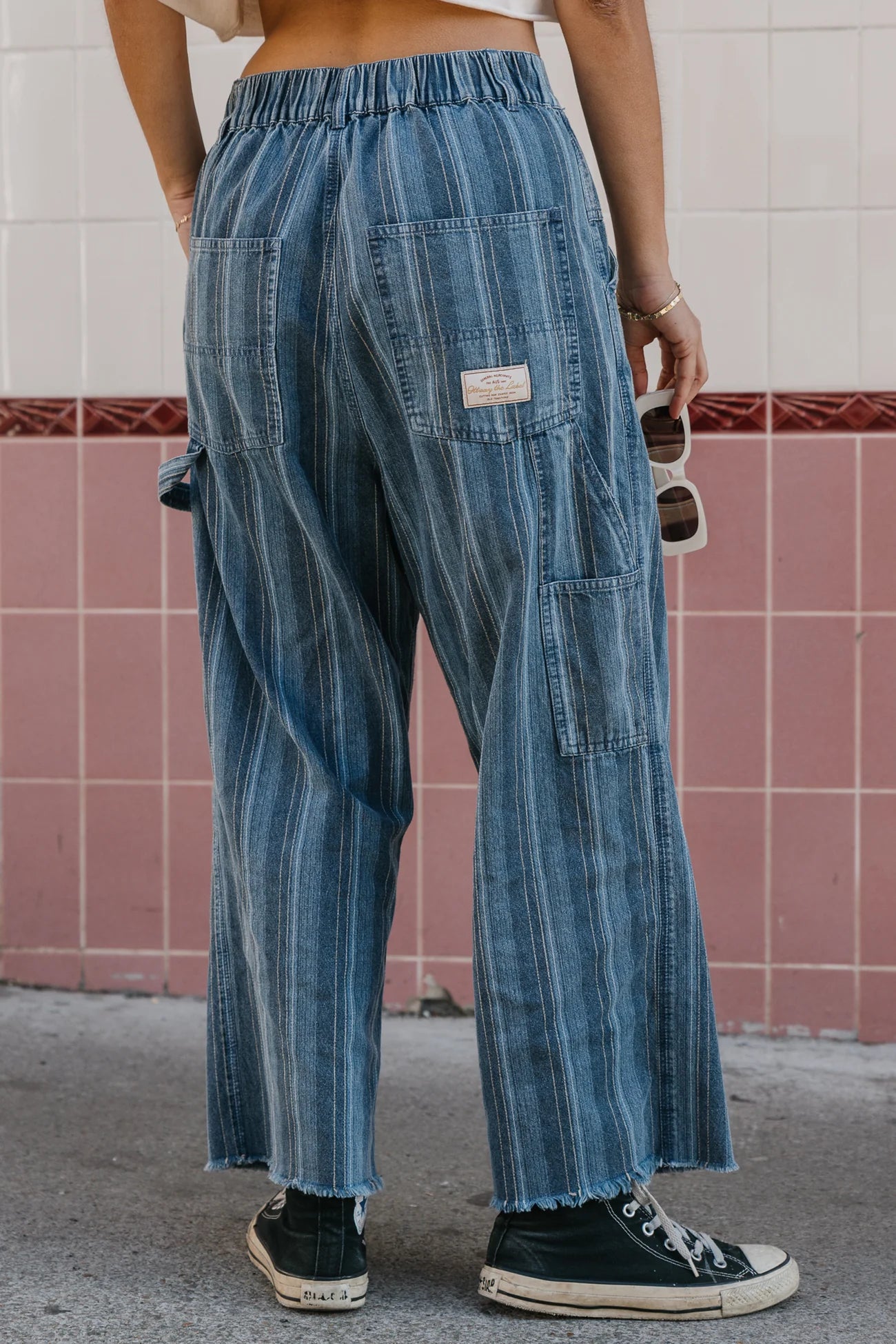 JAGGER - WASHED DENIM PANTS