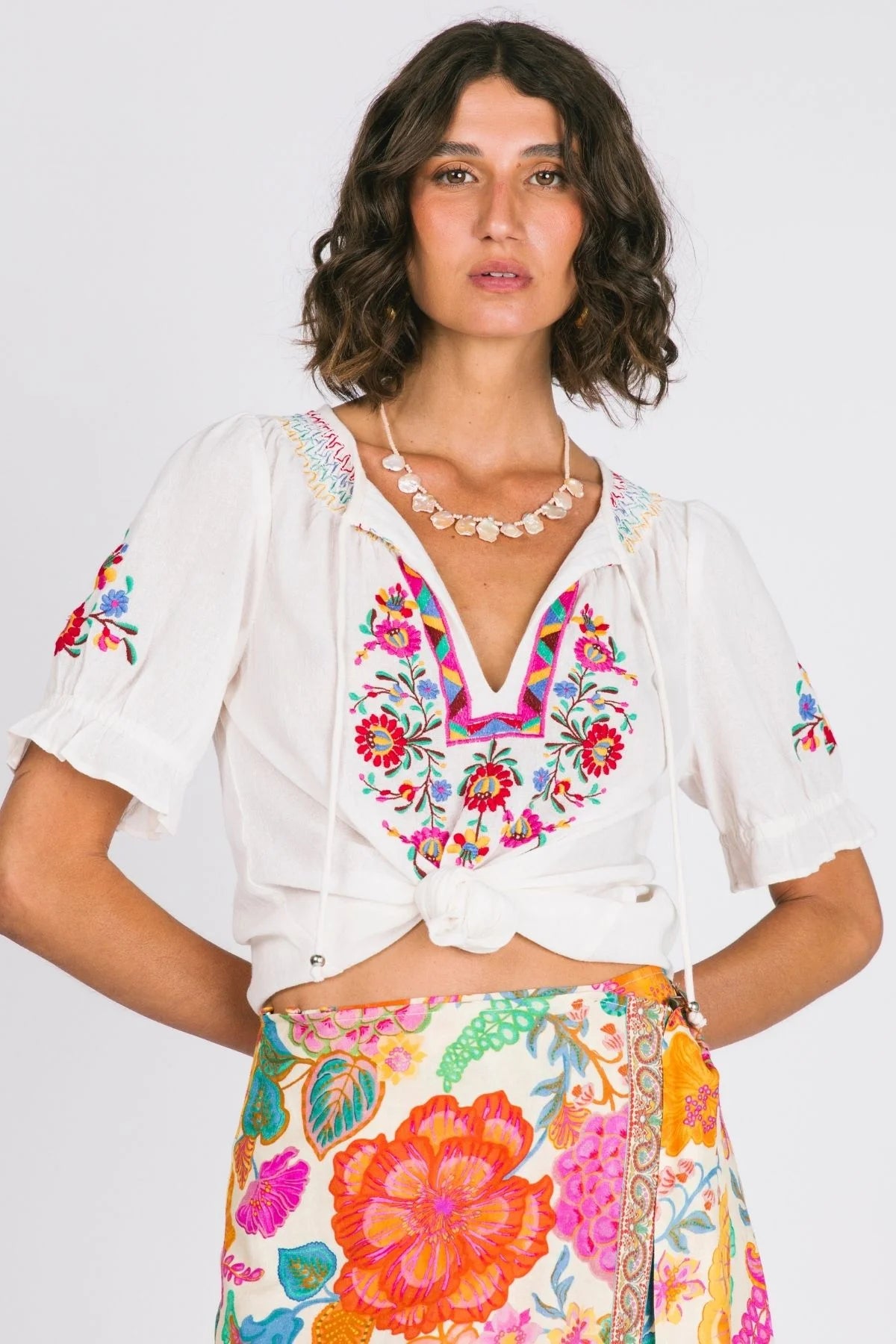 BELLA BLOUSE - WHITE