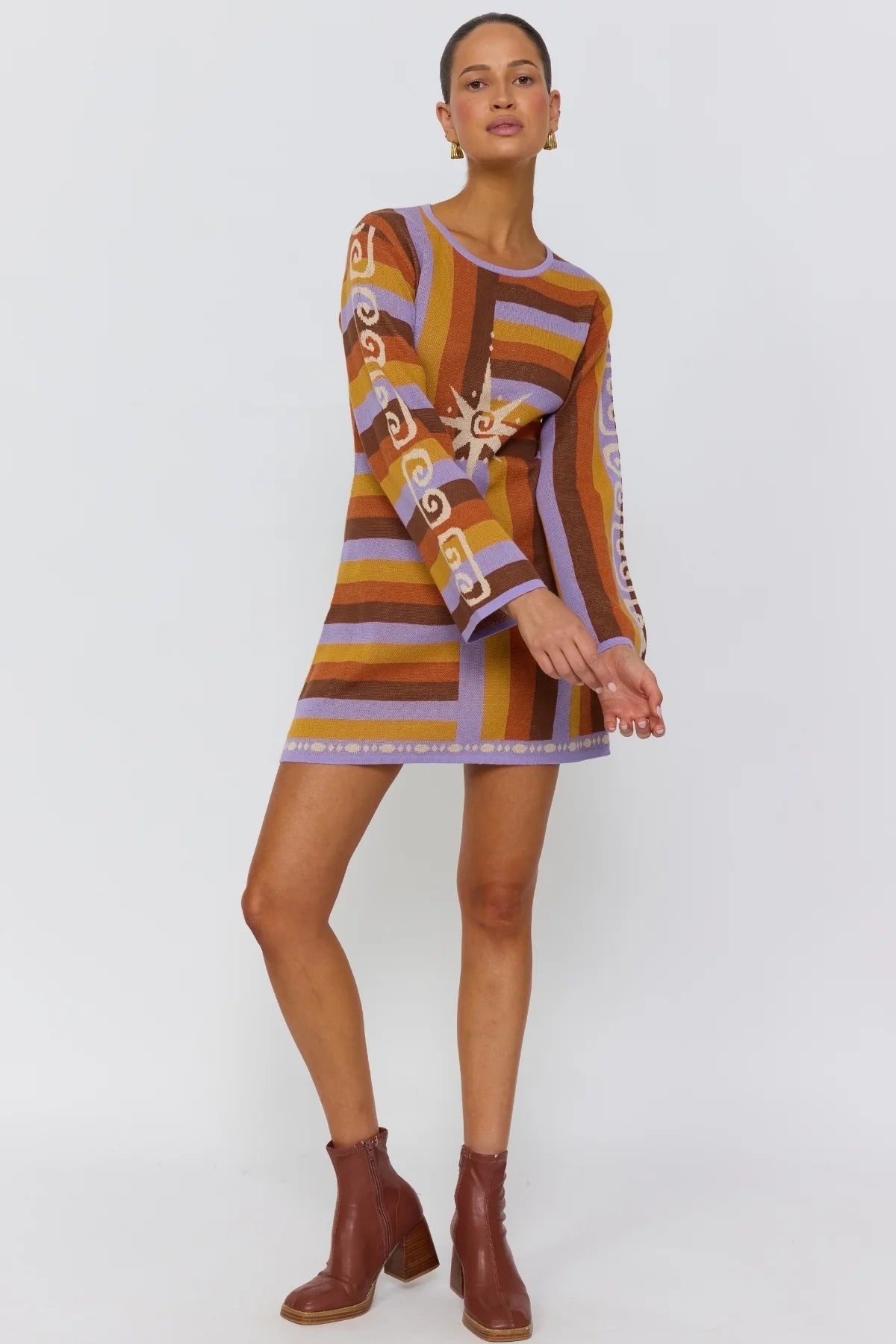 SOLARA MINI DRESS - HAVANA