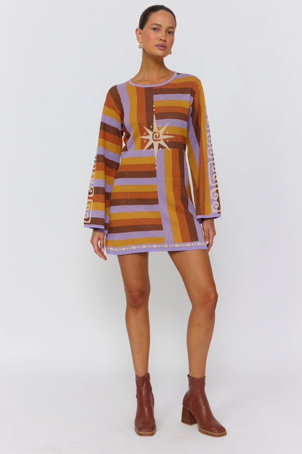 SOLARA MINI DRESS - HAVANA