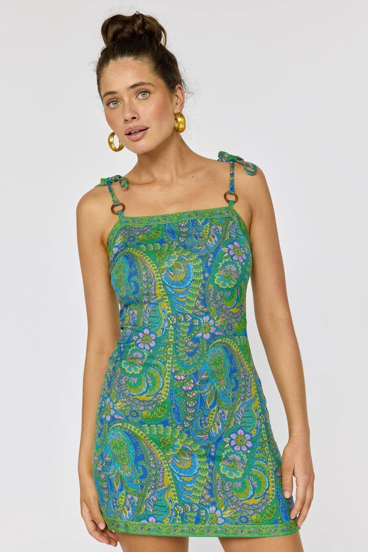SUNNY MINI DRESS - LAGOON