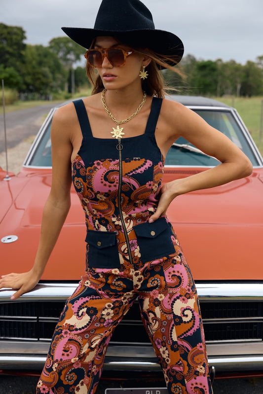 DALLAS JUMPSUIT - MULBERRY