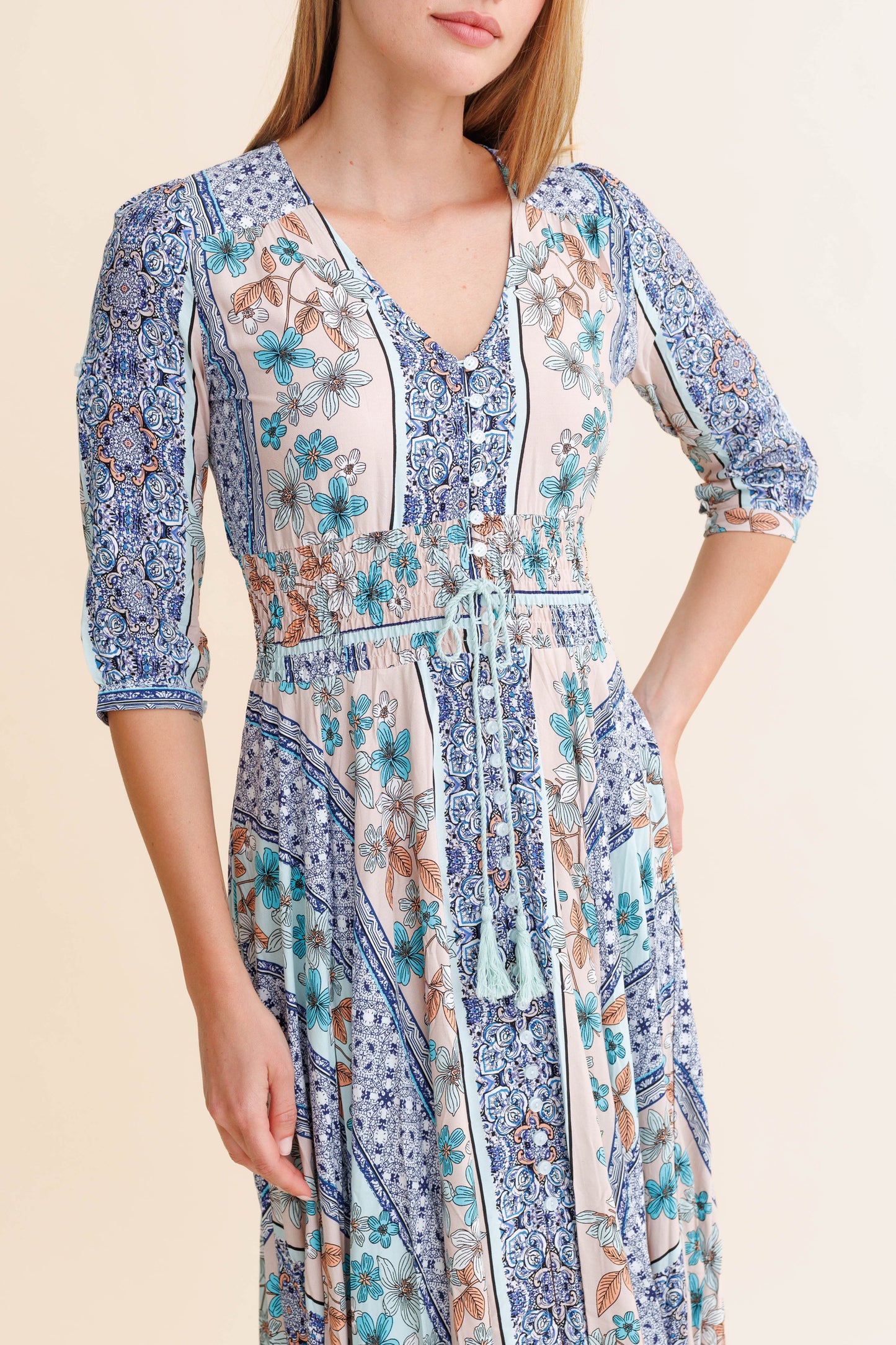 CARLISLE PRINT INDIANA MAXI DRESS
