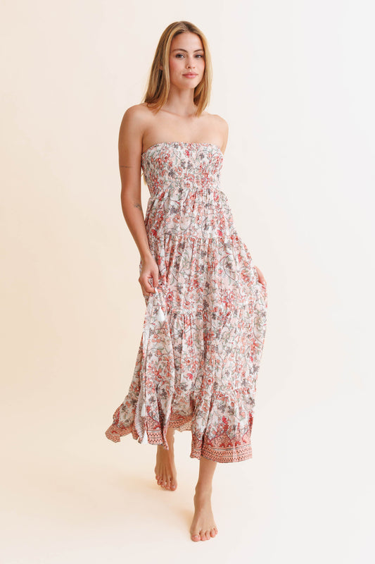PAOLA PRINT ROSANTICA MAXI DRESS