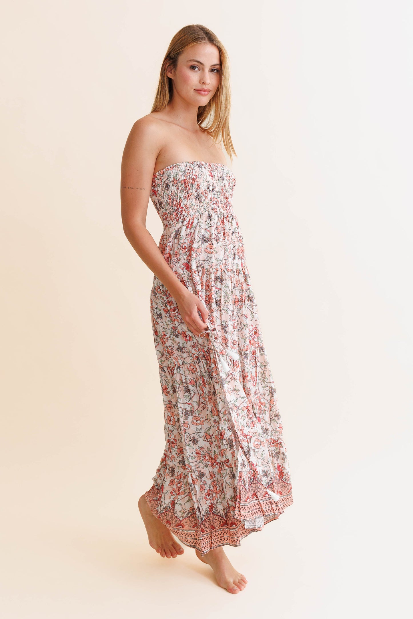 PAOLA PRINT ROSANTICA MAXI DRESS