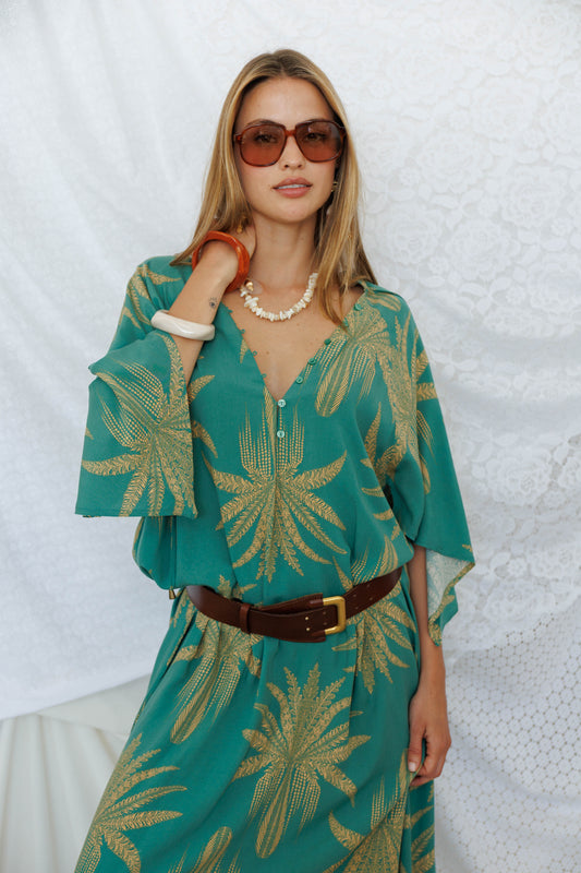 ISLAND LUXE PRINT BREE MAXI