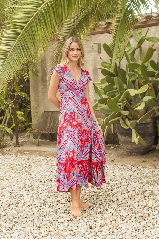 ROSALEE PRINT HEWITT MAXI