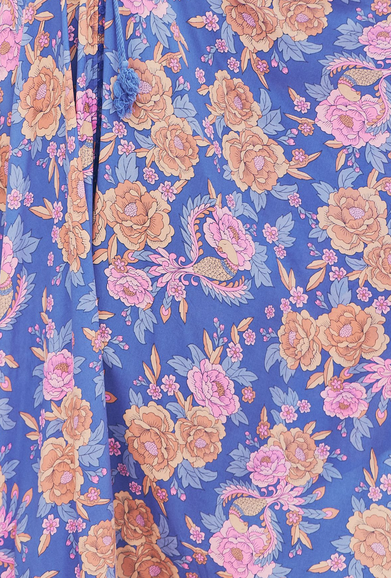 GLASTONBURY PRINT TRACEY MINI DRESS