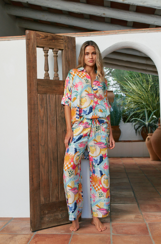 SANTA MARIA PRINT CICI PANT