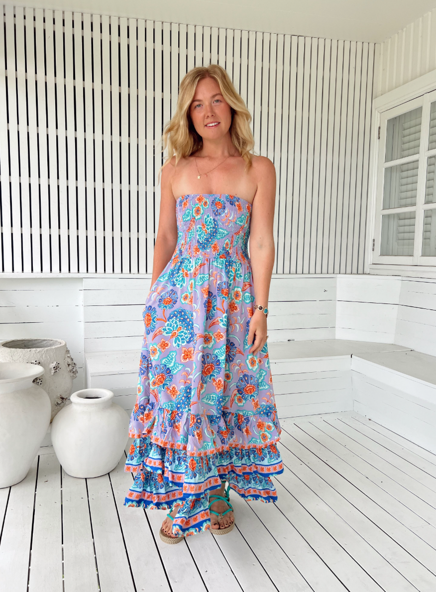 DAYDREAMER PRINT SAMBA MAXI DRESS