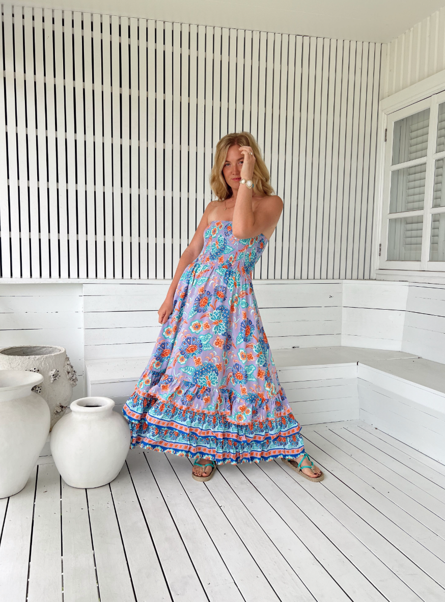 DAYDREAMER PRINT SAMBA MAXI DRESS