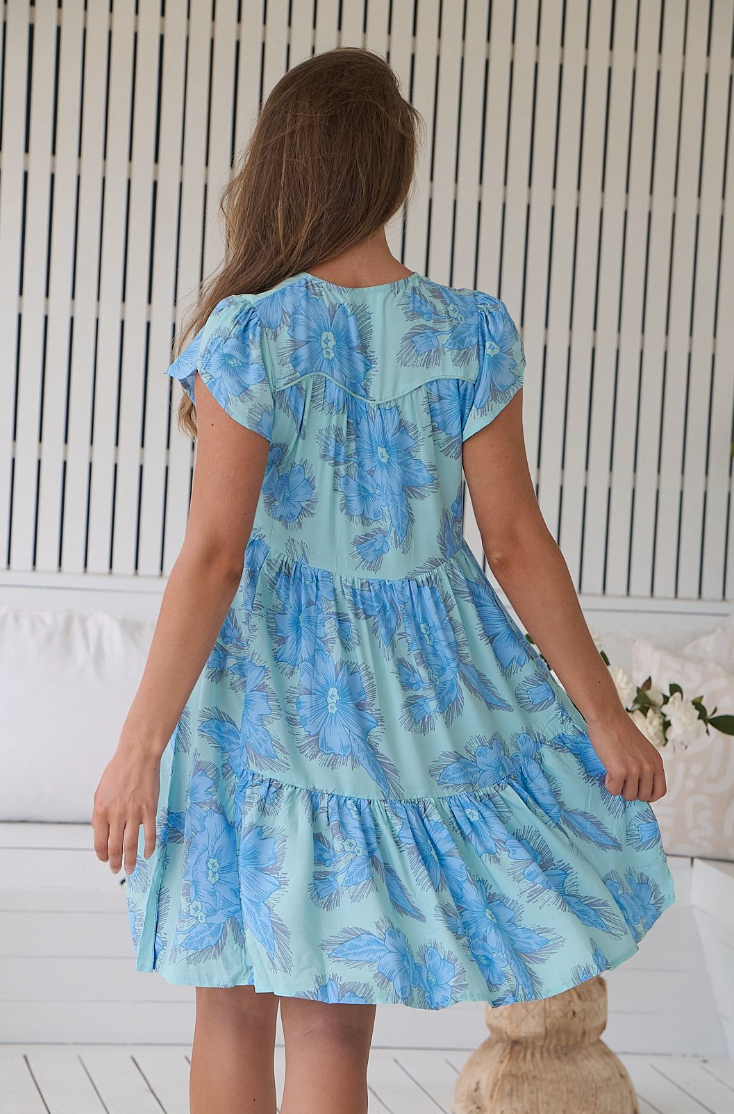 SUMMER MEMORIES PRINT TRACEY DRESS