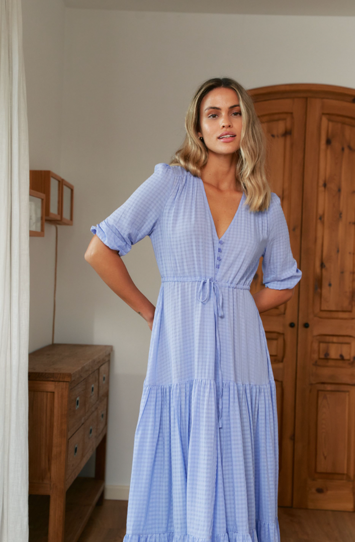 DANICA CHECK TESSA MAXI DRESS