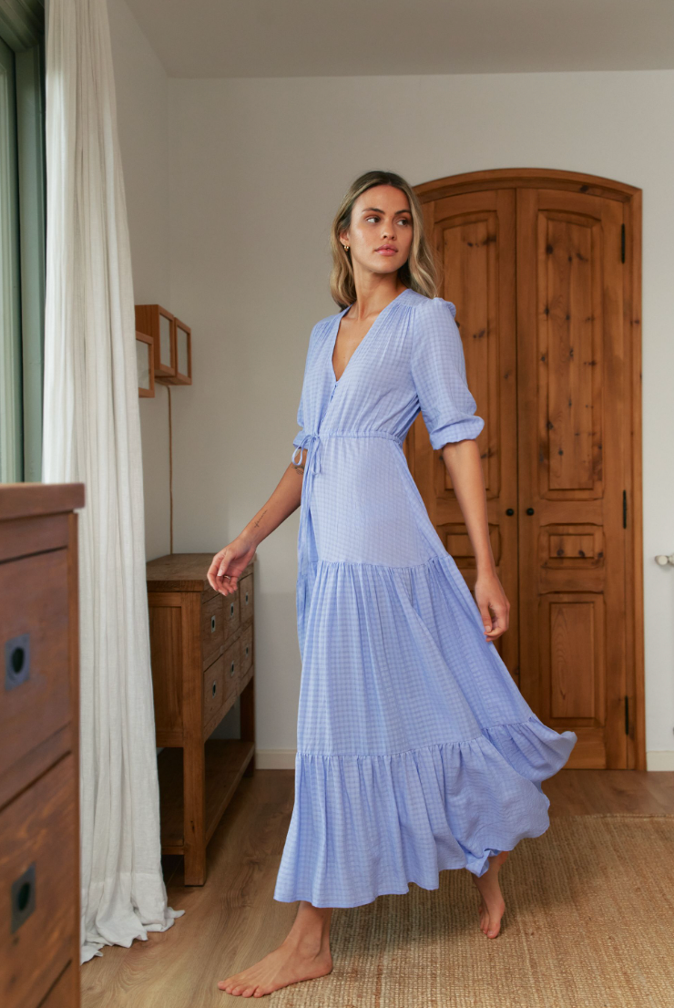 DANICA CHECK TESSA MAXI DRESS