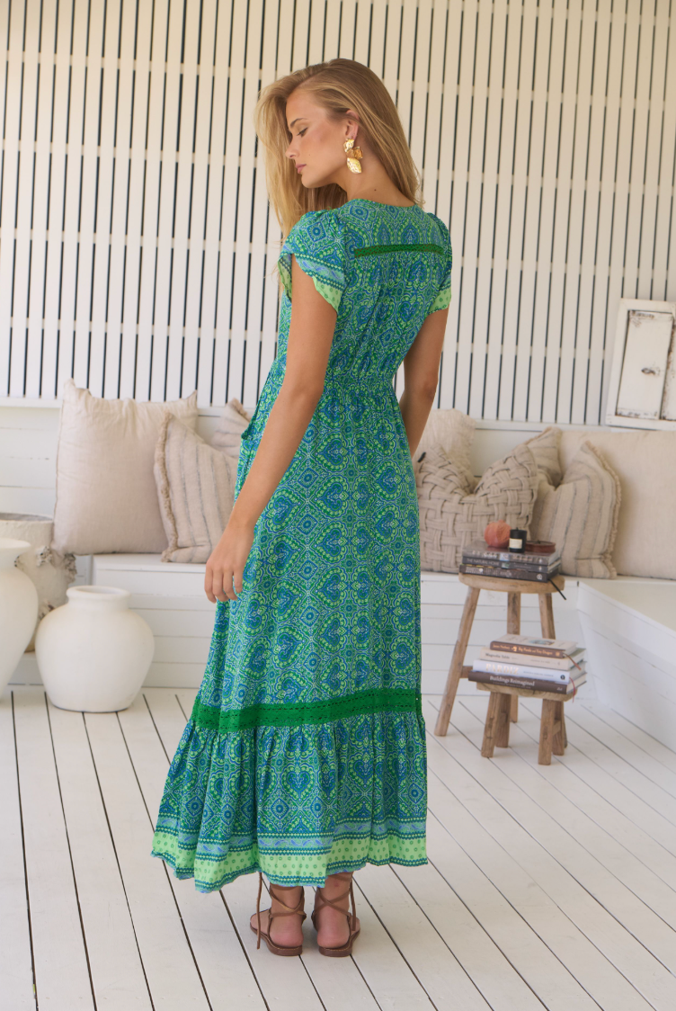 TRANQUILITY PRINT CARMEN MAXI