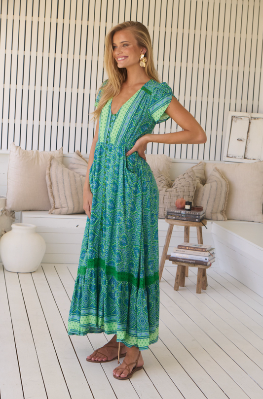 TRANQUILITY PRINT CARMEN MAXI
