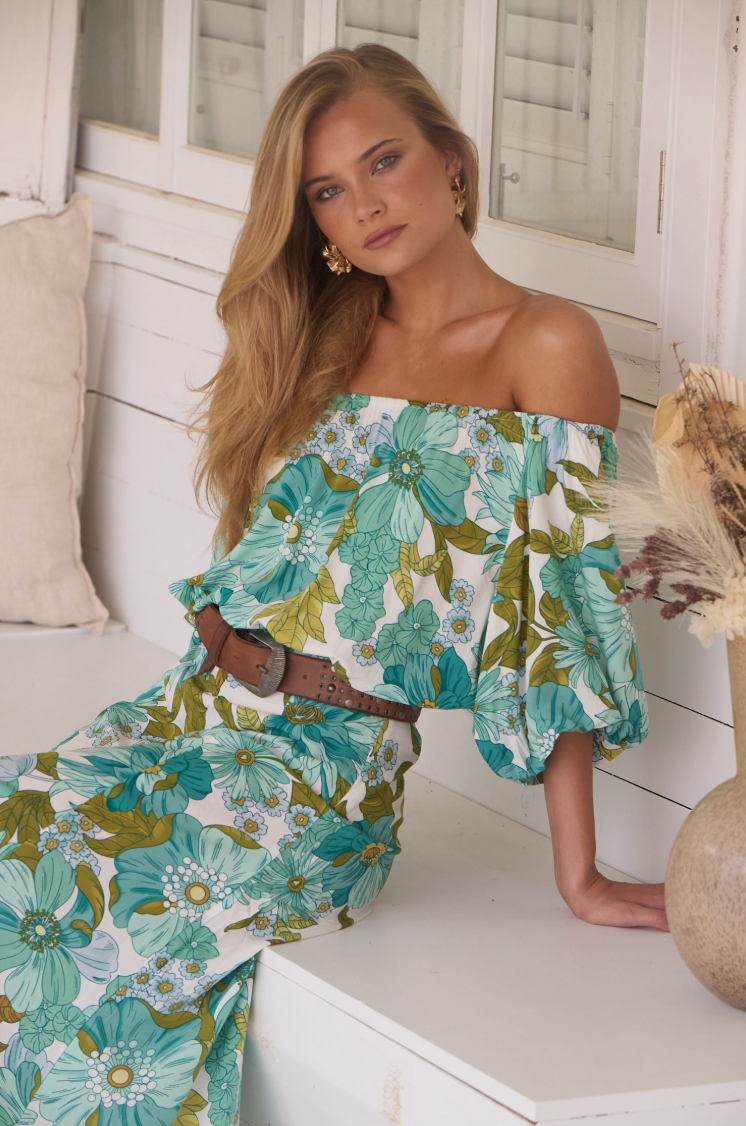 AMAYA PRINT HALLIE MAXI