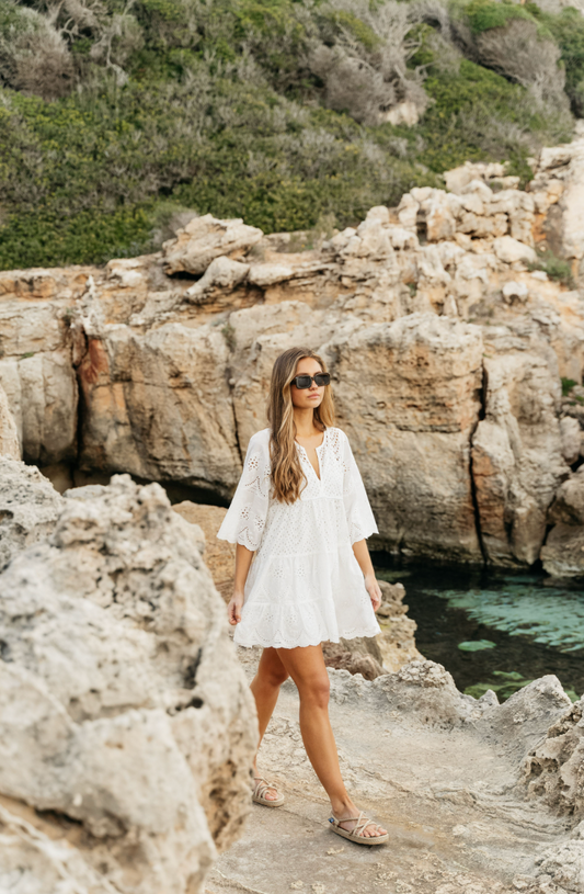 WHITE ANGLAISE SAMMI MINI