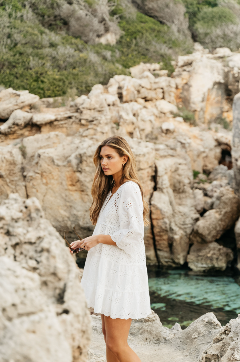 WHITE ANGLAISE SAMMI MINI
