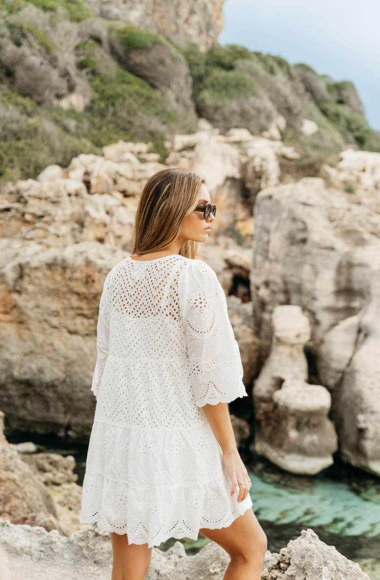 WHITE ANGLAISE SAMMI MINI