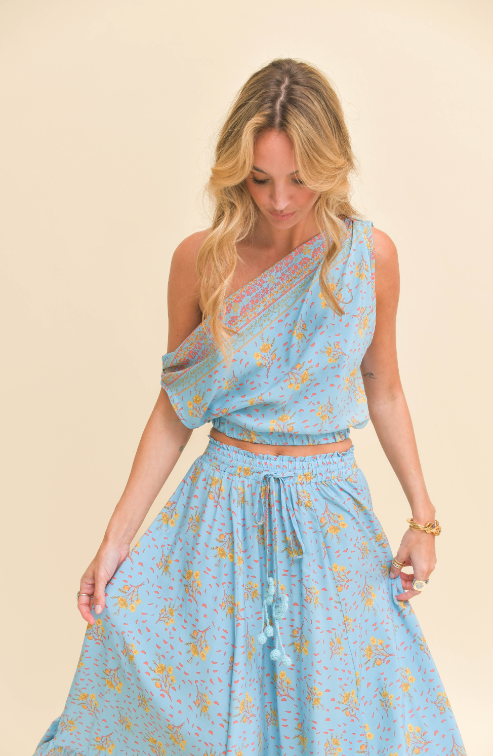 LAGUNA FLEUR PRINT ELKA CROP