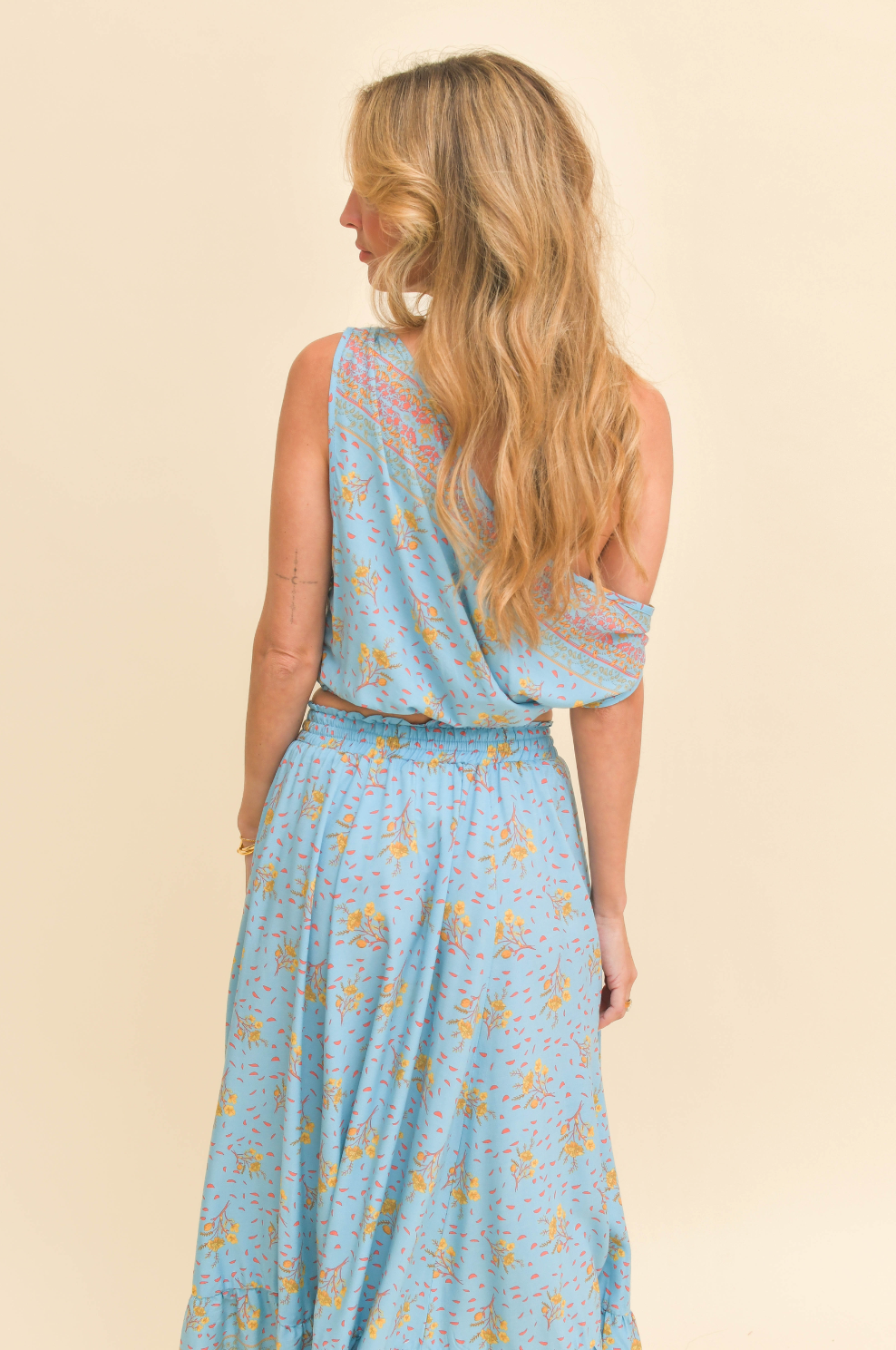 LAGUNA FLEUR PRINT ELKA CROP